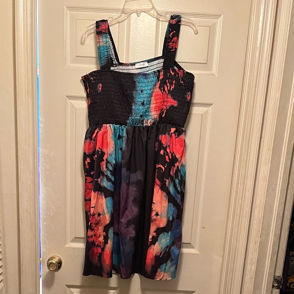 YITEMEI Women’s Print Lounge Dress with Elastic Top. Sz 14. (Bust 40”) - Picture 1 of 4